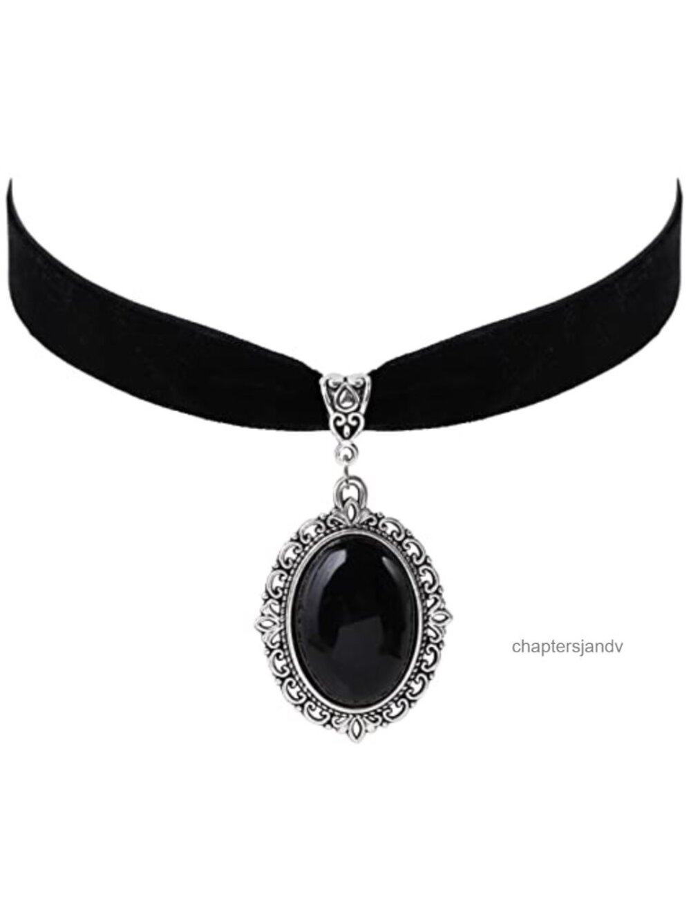 Velvet Victorian Choker Necklace Zinc Alloy Gothic Vintage Costume Jewelry